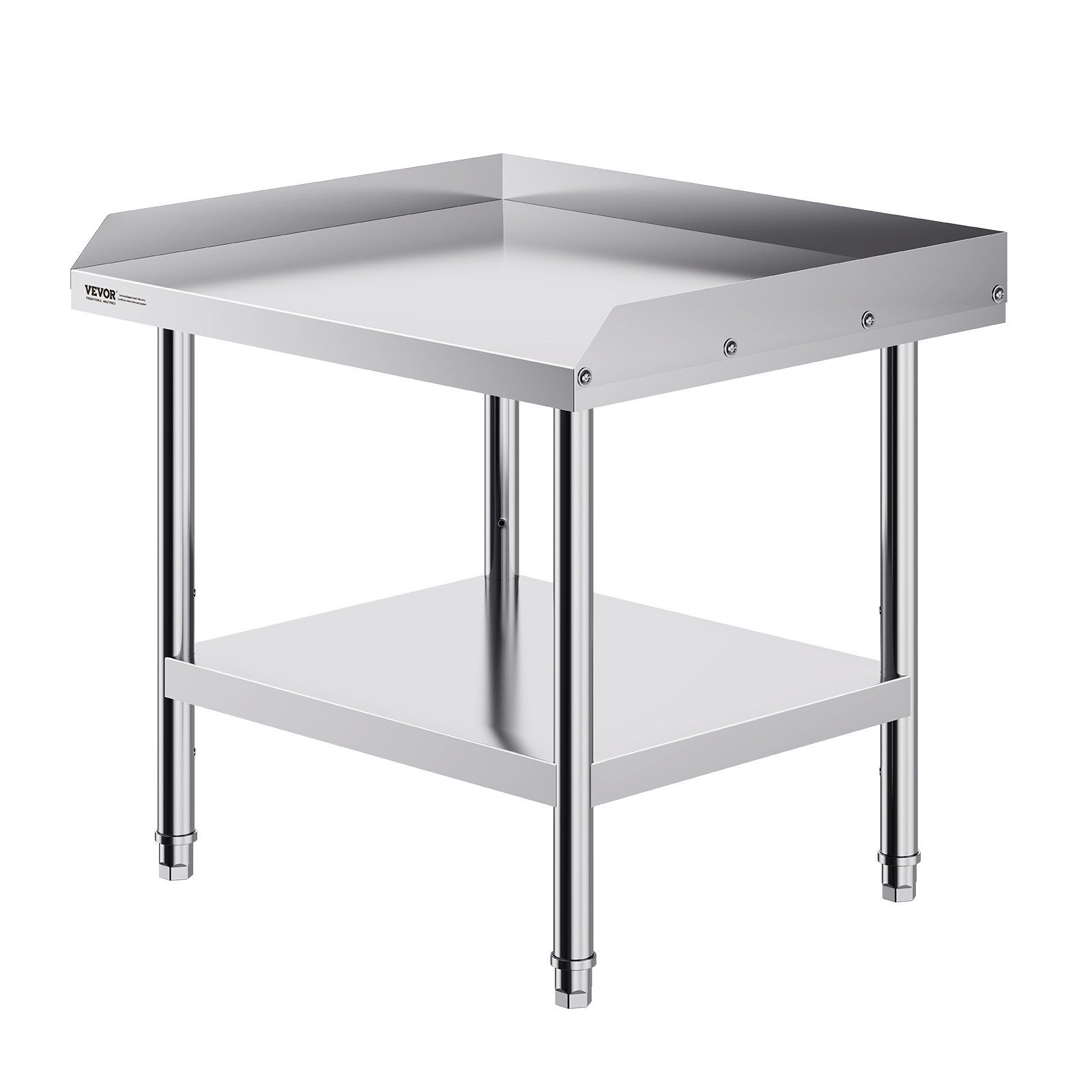 Commercial Kitchen Tables - Durable Stainless Steel Work Table 24x28x26in,
