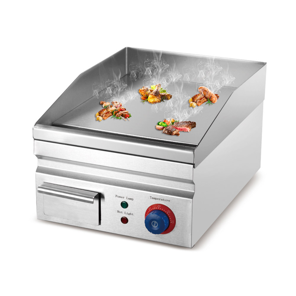 Commercial Kitchen Griddle - Factory Sale Stainless Steel Electric Countertop