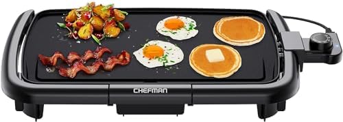 Electric Griddle Flat Top - Chefman Electric Griddle – 10x16