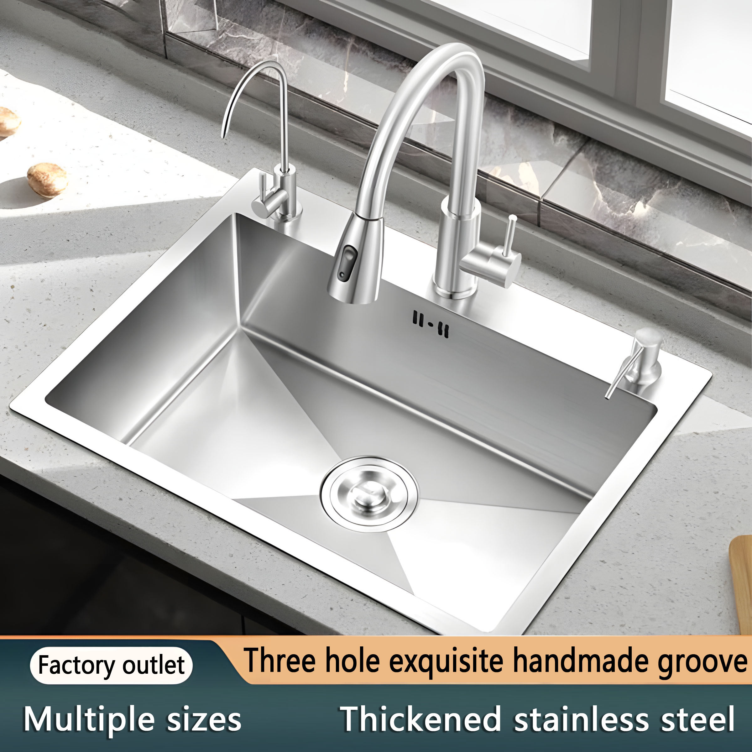 Stainless Steel Chinese Kitche - Commercial Kitchen Taps incelemesi ve fiyatı