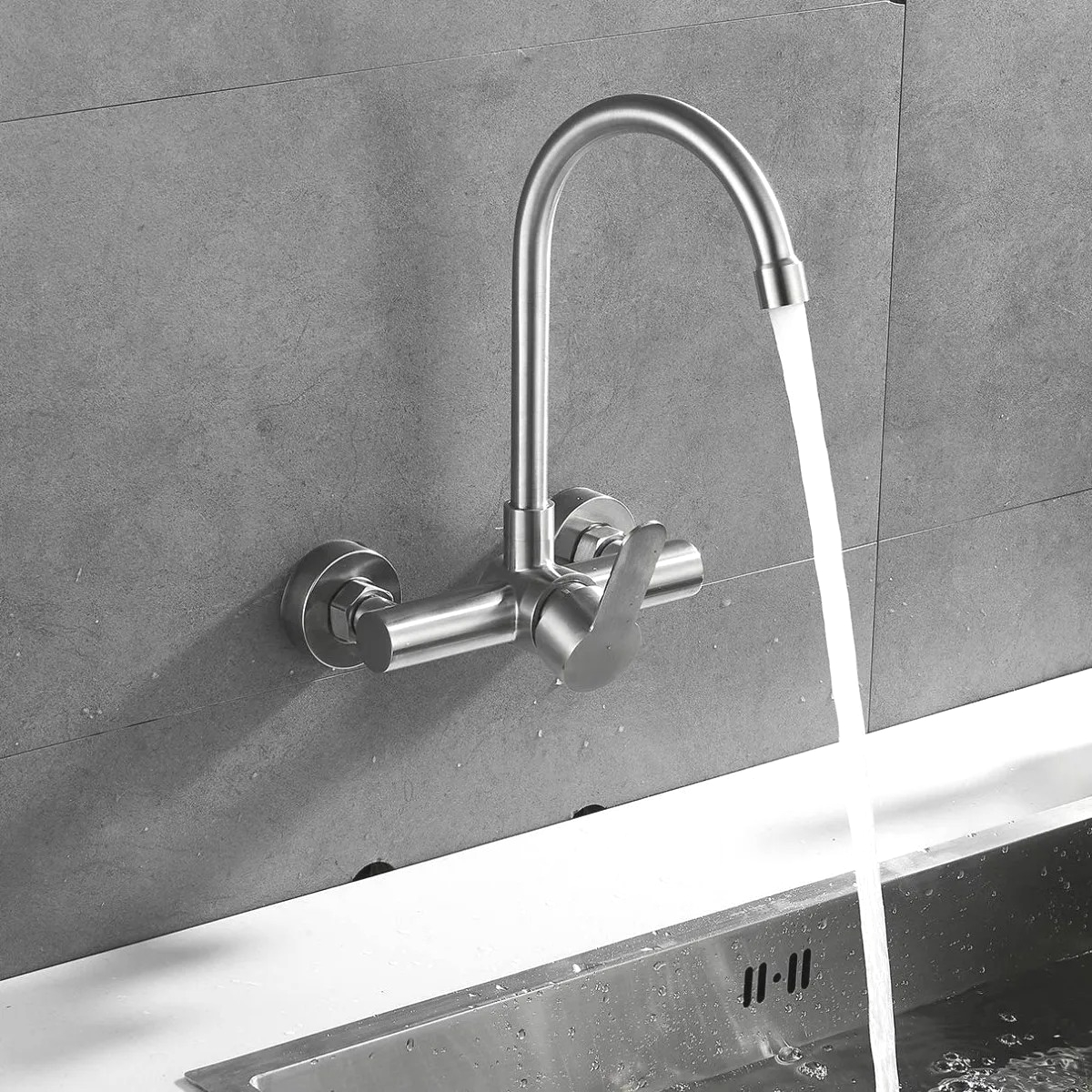 Wall Kitchen Faucet Commercial - Commercial Kitchen Taps incelemesi ve fiyatı