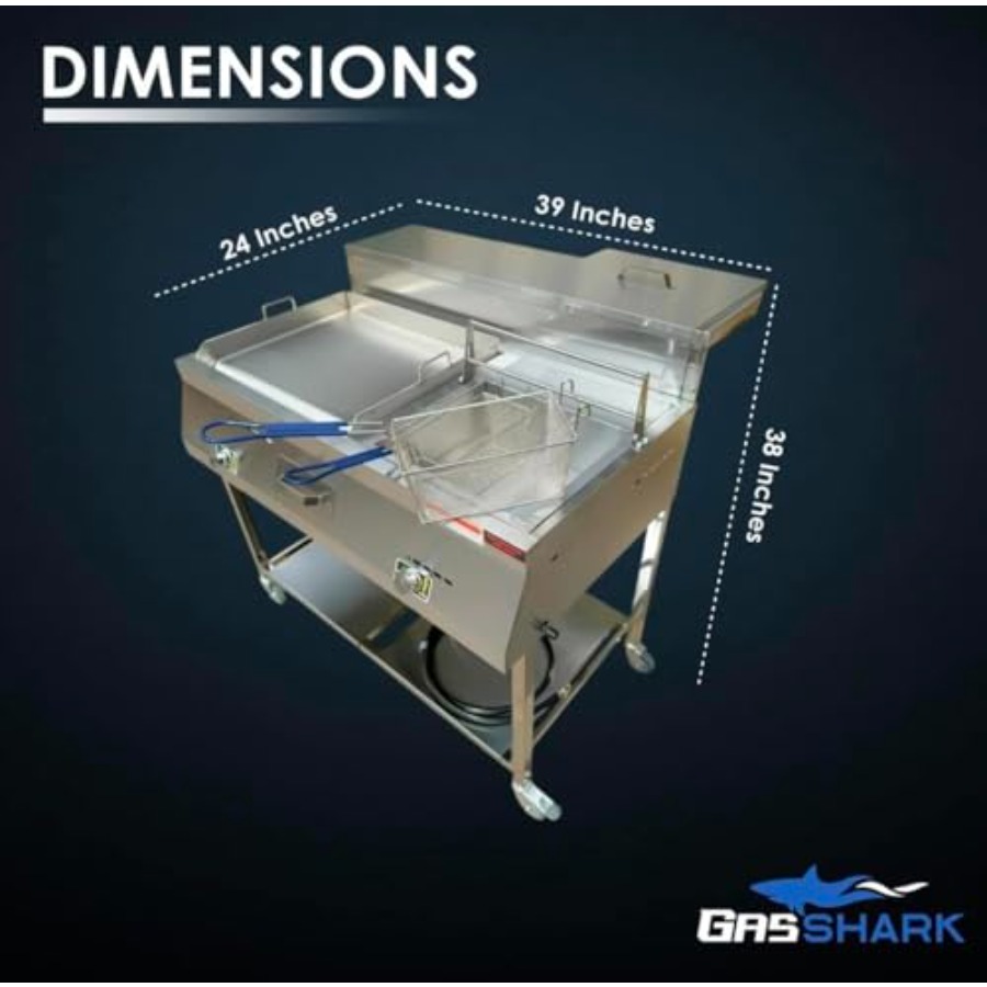 Outdoor Propane Deep Fryer and - Electric Griddle Flat Top incelemesi ve fiyatı