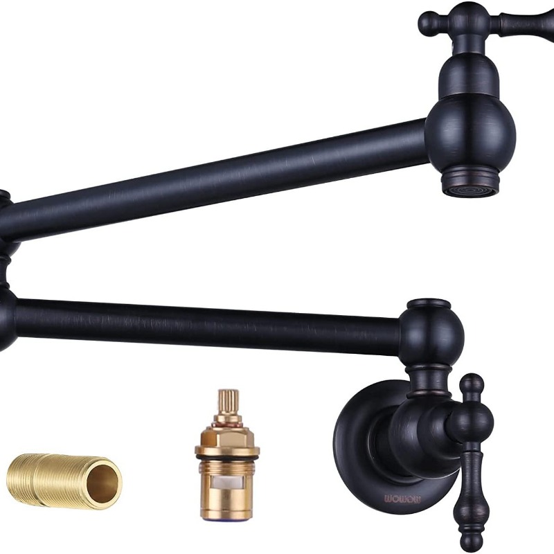 Black Pot Filler Tap Wall Moun - Commercial Kitchen Taps incelemesi ve fiyatı