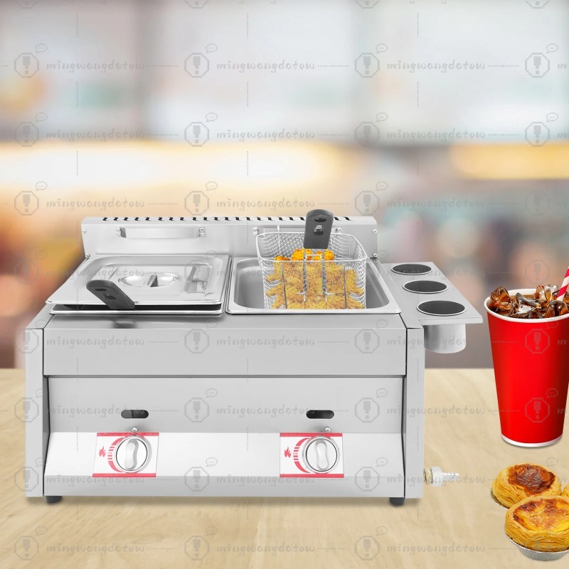 NEW Commercial Gas Deep Fryer  - Commercial Kitchen Appliances incelemesi ve fiyatı