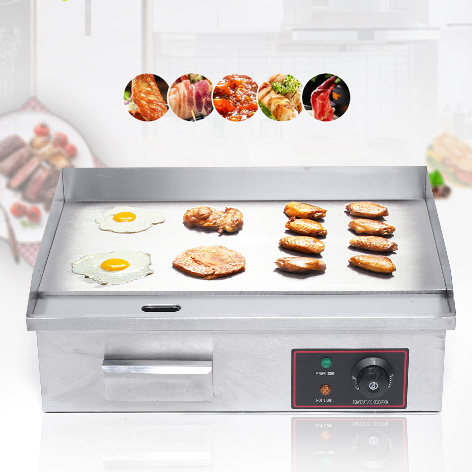Flat Top Grill 22'' Commercial - Electric Griddle Flat Top incelemesi ve fiyatı