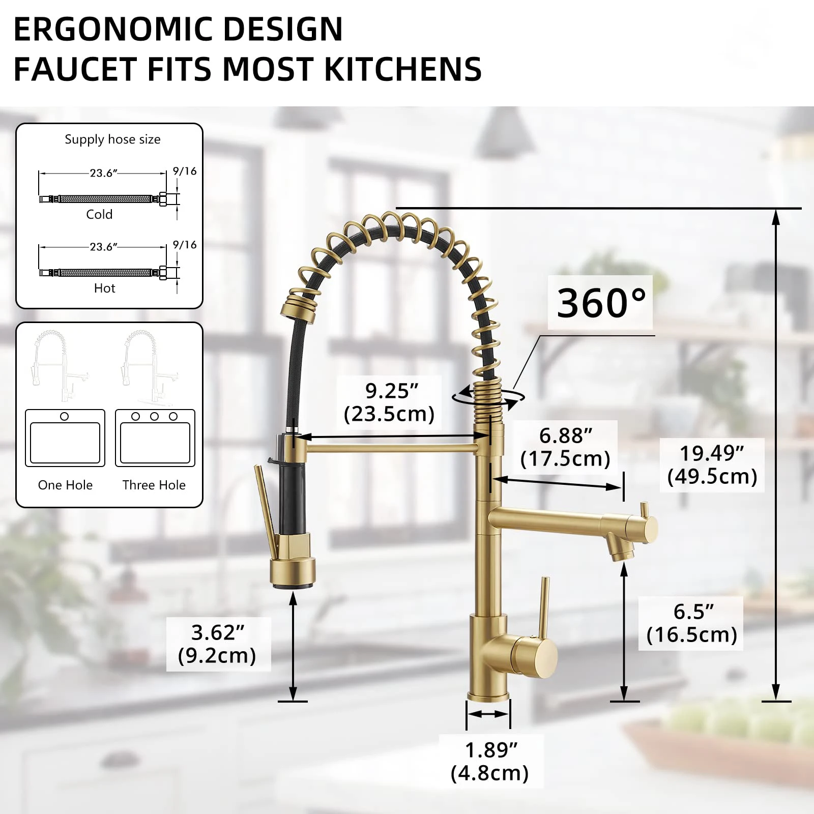 Flexible Kitchen Faucet with P - Commercial Kitchen Taps incelemesi ve fiyatı