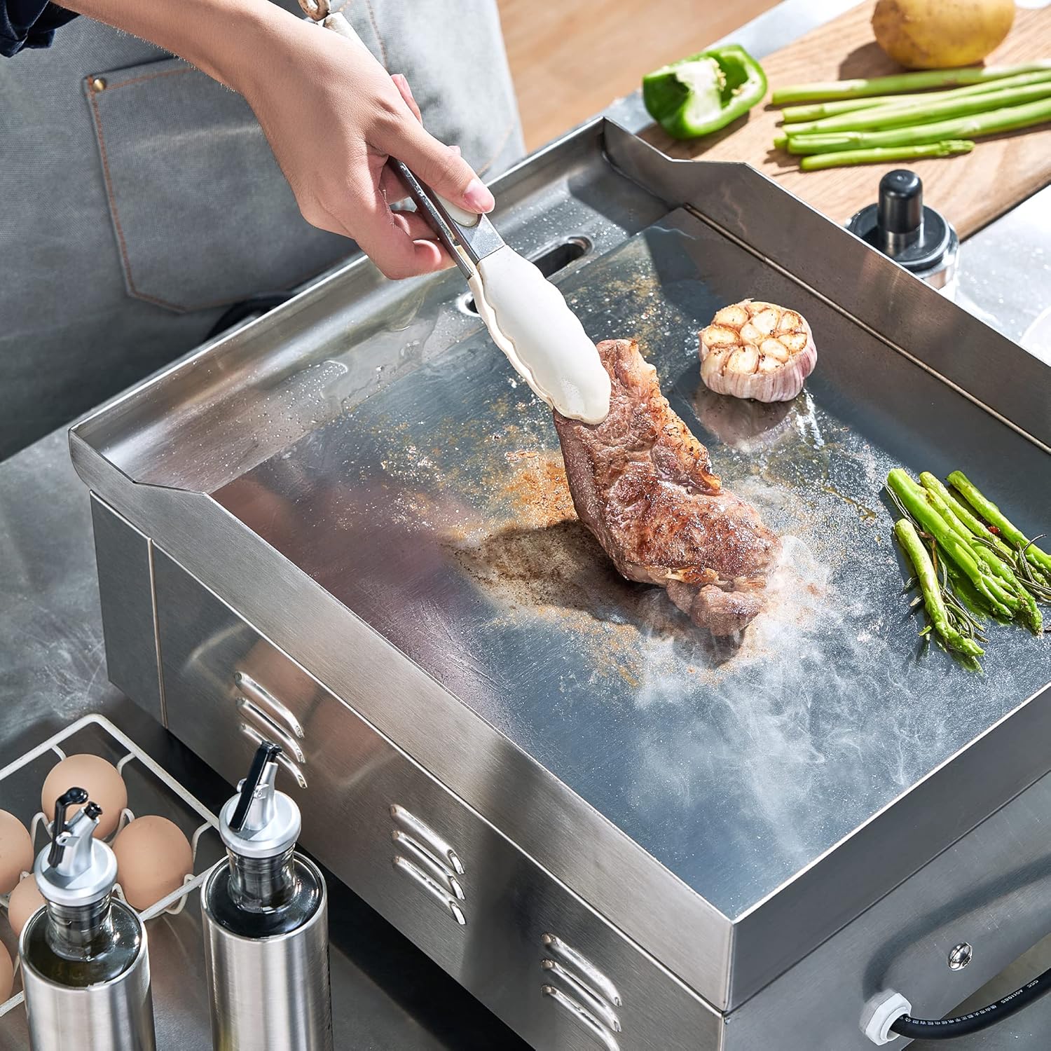 14 Inch Electric Griddle 120V  - Electric Griddle Flat Top incelemesi ve fiyatı