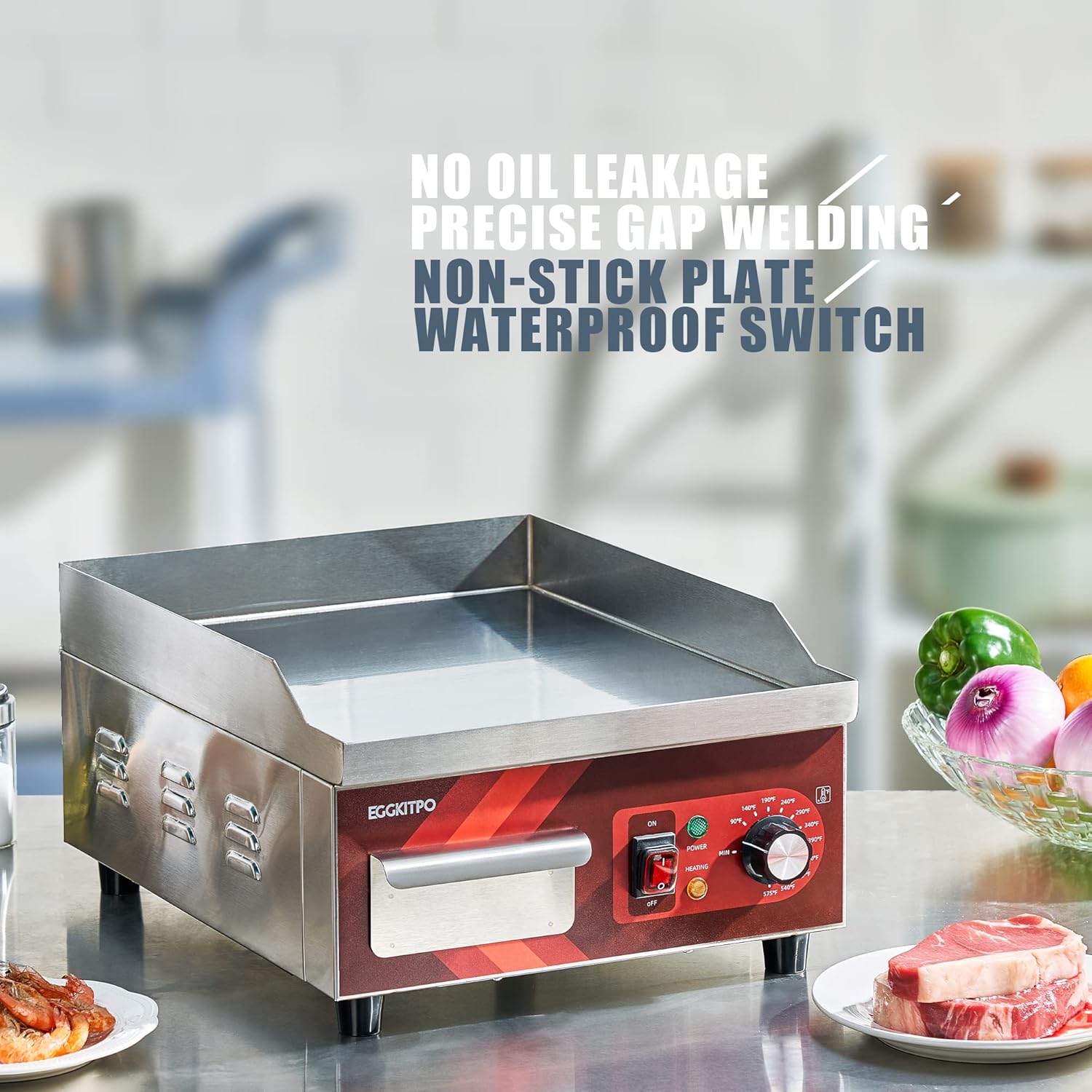 14 Inch Electric Griddle 120V  - Electric Griddle Flat Top incelemesi ve fiyatı