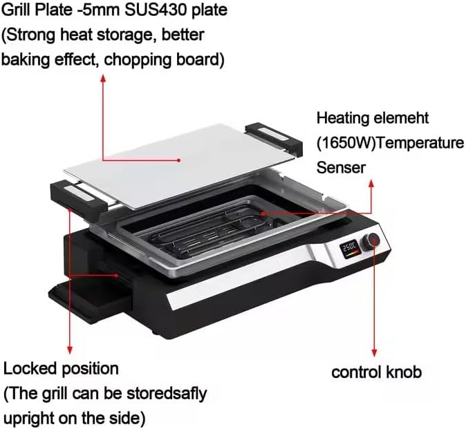 Electric Griddle 536°F Max Tem - Electric Griddle Flat Top incelemesi ve fiyatı