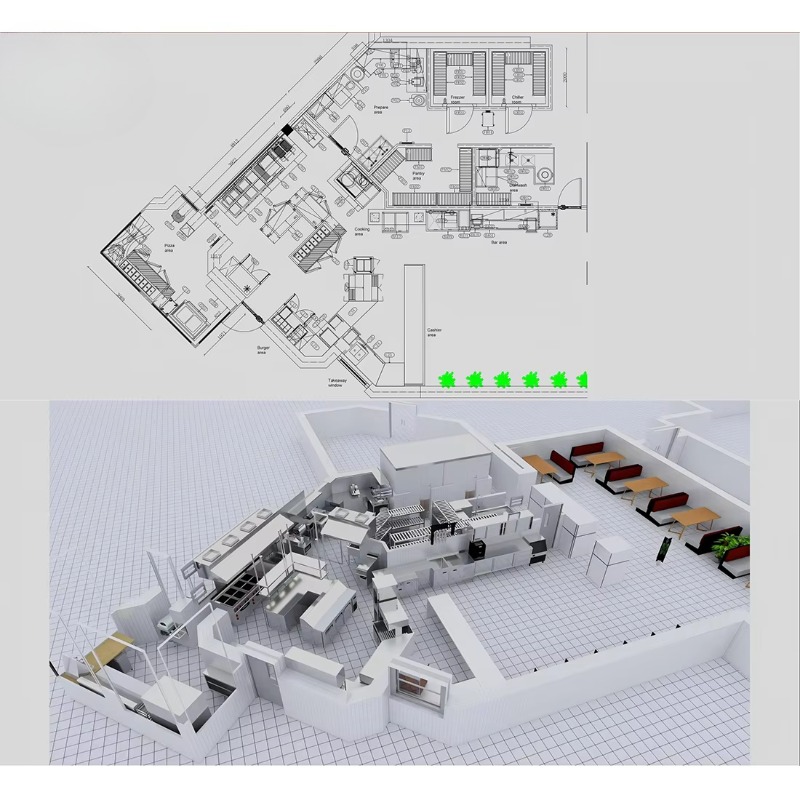 Stainless Steel Commercial Kit - Commercial Kitchen Projects incelemesi ve fiyatı