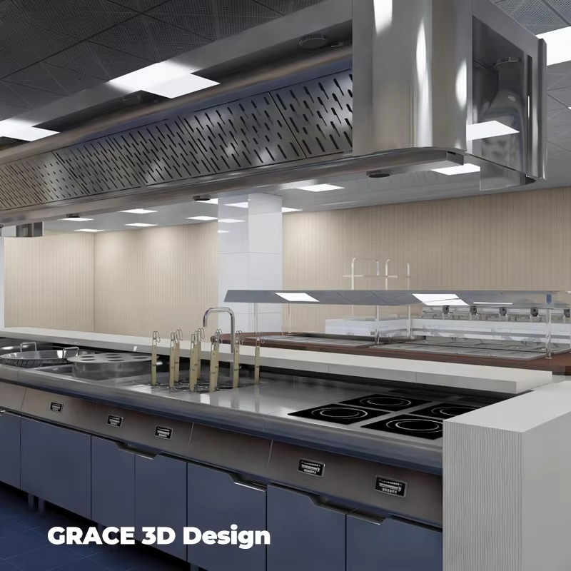 Stainless Steel Commercial Kit - Commercial Kitchen Projects incelemesi ve fiyatı