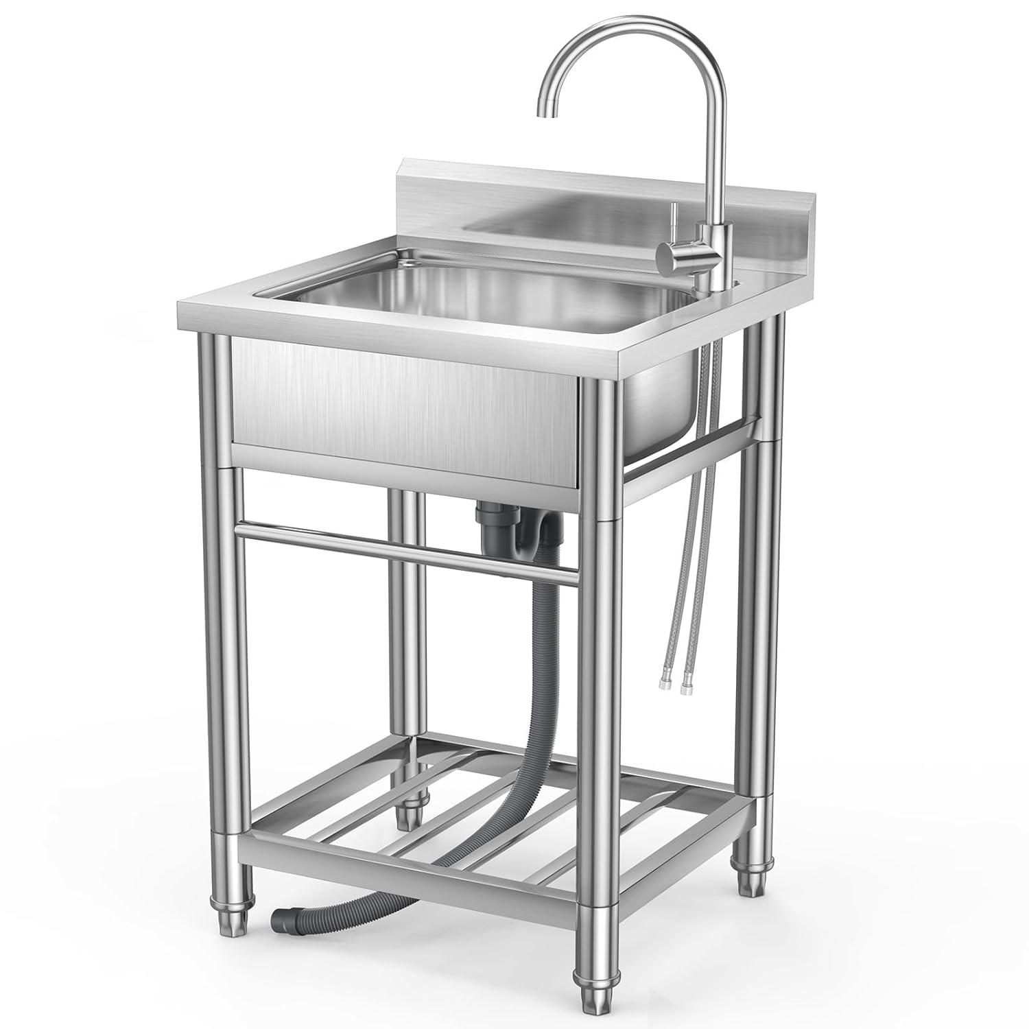 Kitchen Utility Sink Stainless - Commercial Kitchen Taps incelemesi ve fiyatı