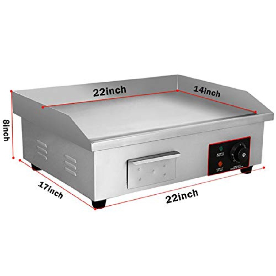 110V 3000W 22 Commercial Elect - Electric Griddle Flat Top incelemesi ve fiyatı