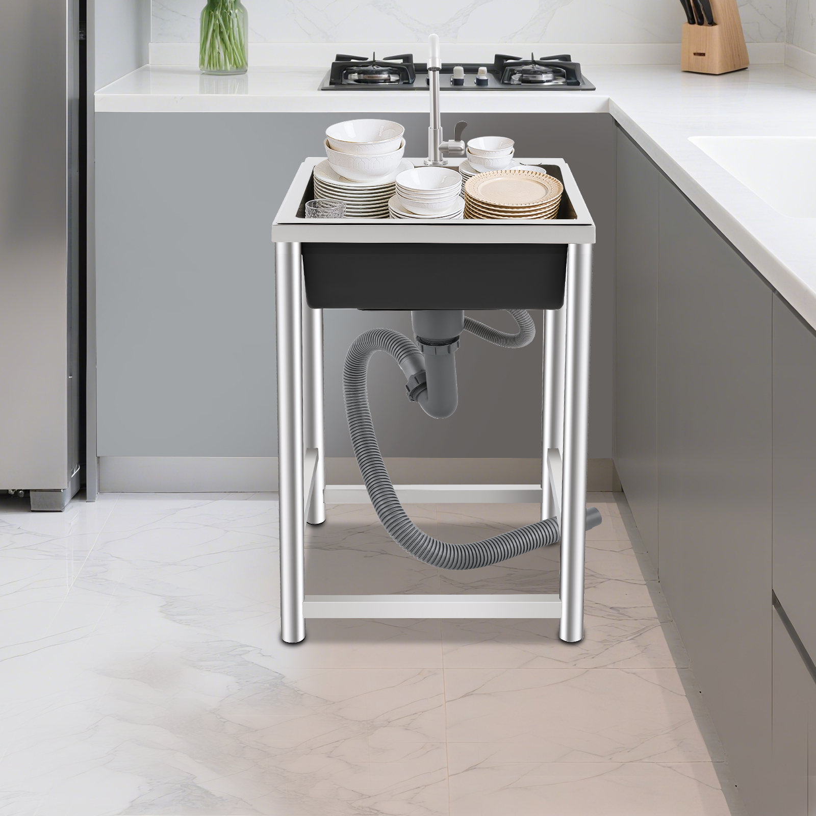 45x40x22cm Kitchens Single Bow - Commercial Kitchen Taps incelemesi ve fiyatı