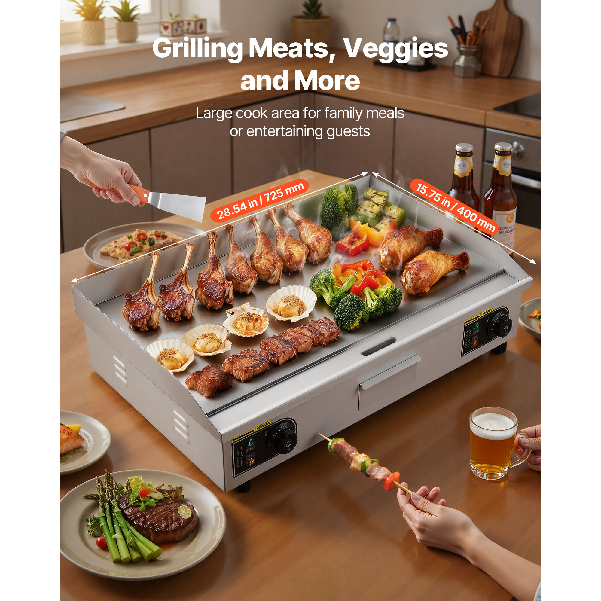 SucceBuy 30inch Commercial Ele - Electric Griddle Flat Top incelemesi ve fiyatı