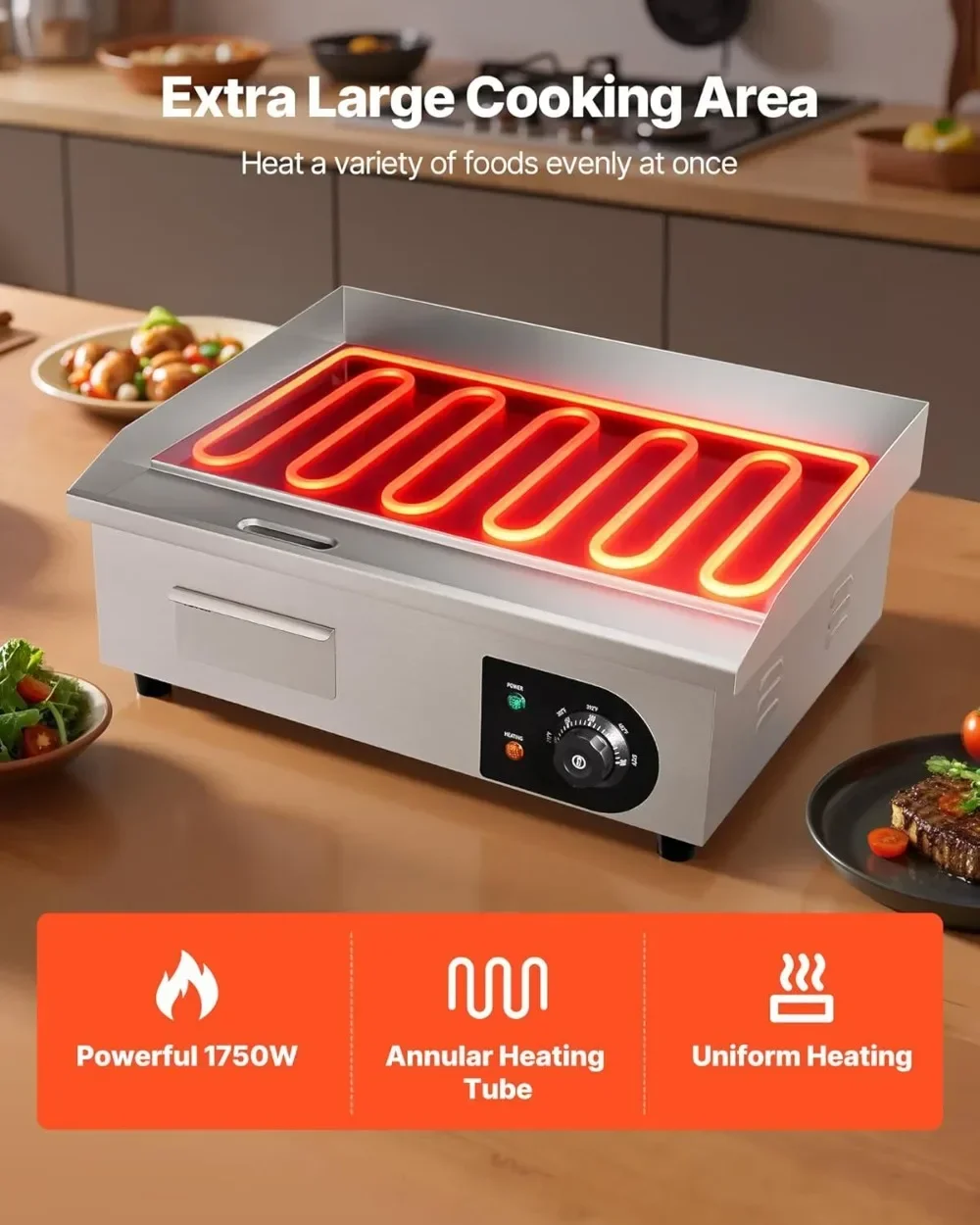 Hot-sellingCommercial Electric - Electric Griddle Flat Top incelemesi ve fiyatı