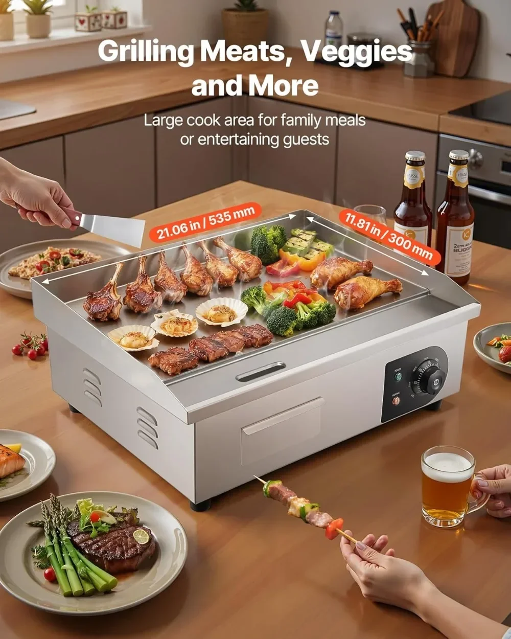 Hot-sellingCommercial Electric - Electric Griddle Flat Top incelemesi ve fiyatı