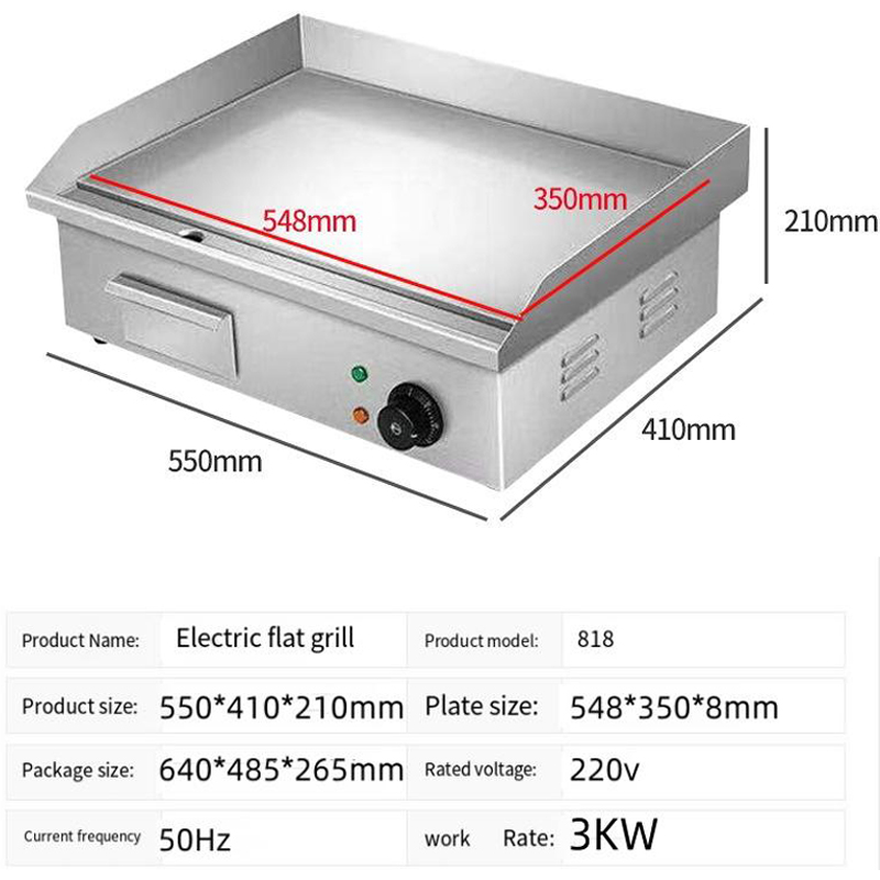 Commercial Electric Teppanyaki - Electric Griddle Flat Top incelemesi ve fiyatı