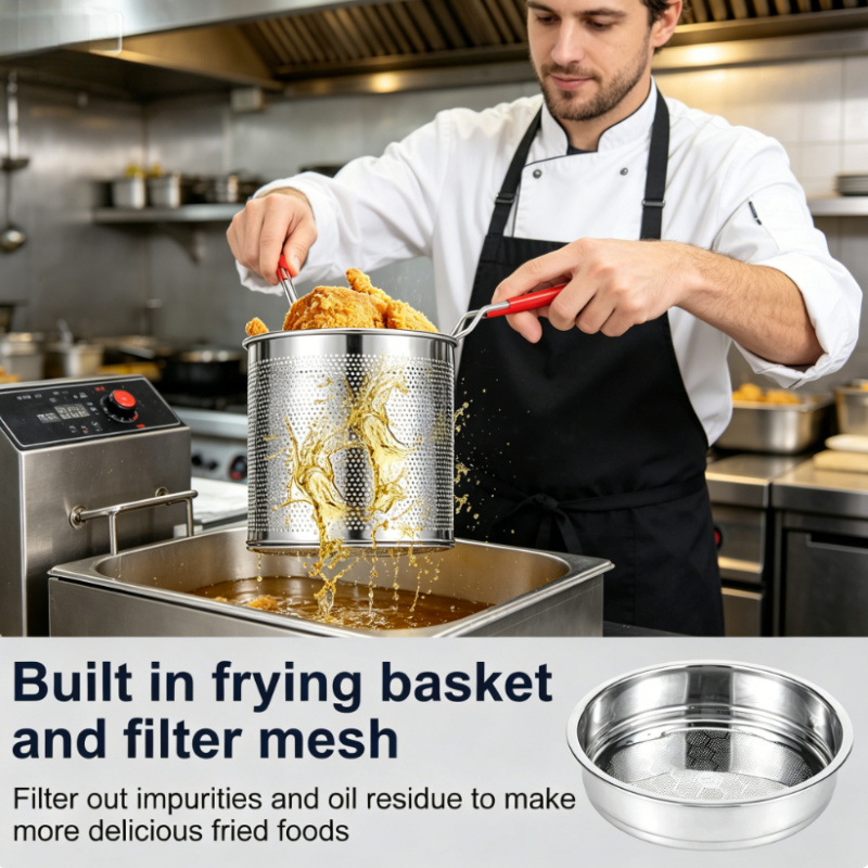 Kitchen Stainless Steel Deep F - Commercial Kitchen Appliances incelemesi ve fiyatı