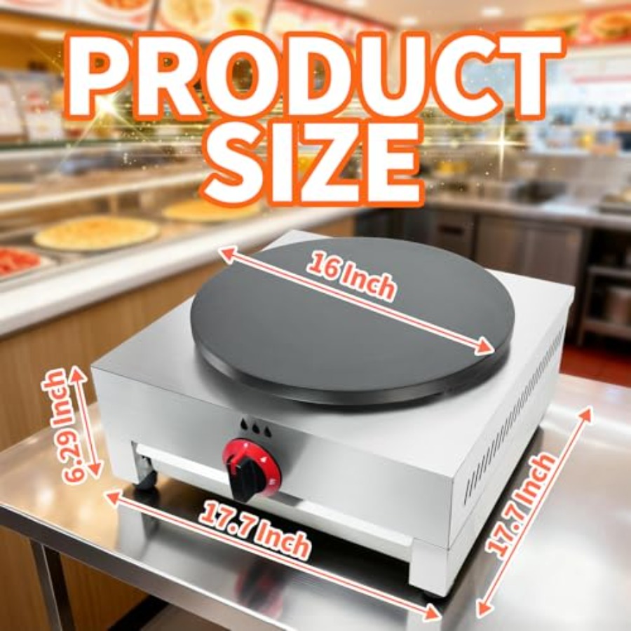 Commercial kitchen crepe maker - Commercial Kitchen Griddle incelemesi ve fiyatı