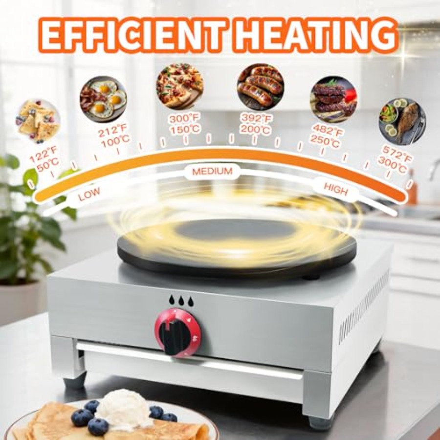 Commercial kitchen crepe maker - Commercial Kitchen Griddle incelemesi ve fiyatı