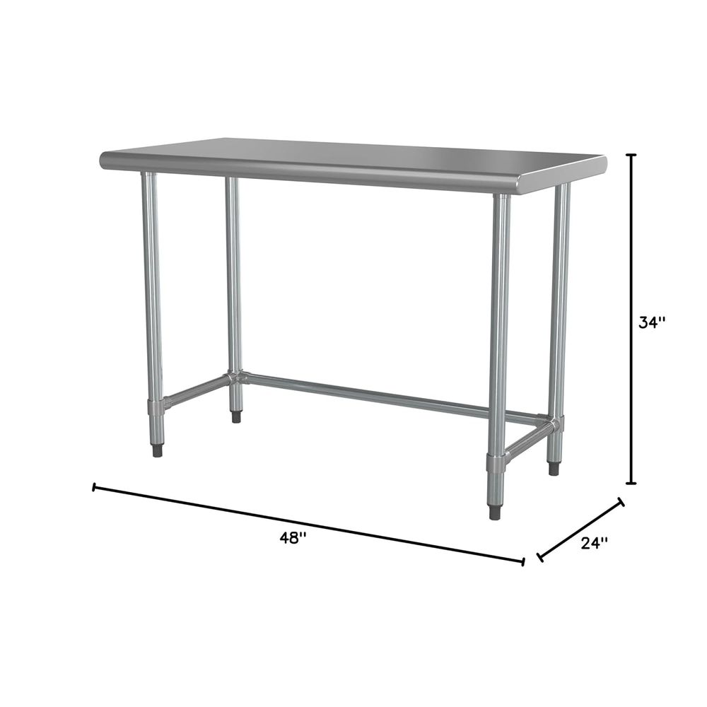 24 x 48 18-Gauge Stainless Ste - Commercial Kitchen Tables incelemesi ve fiyatı