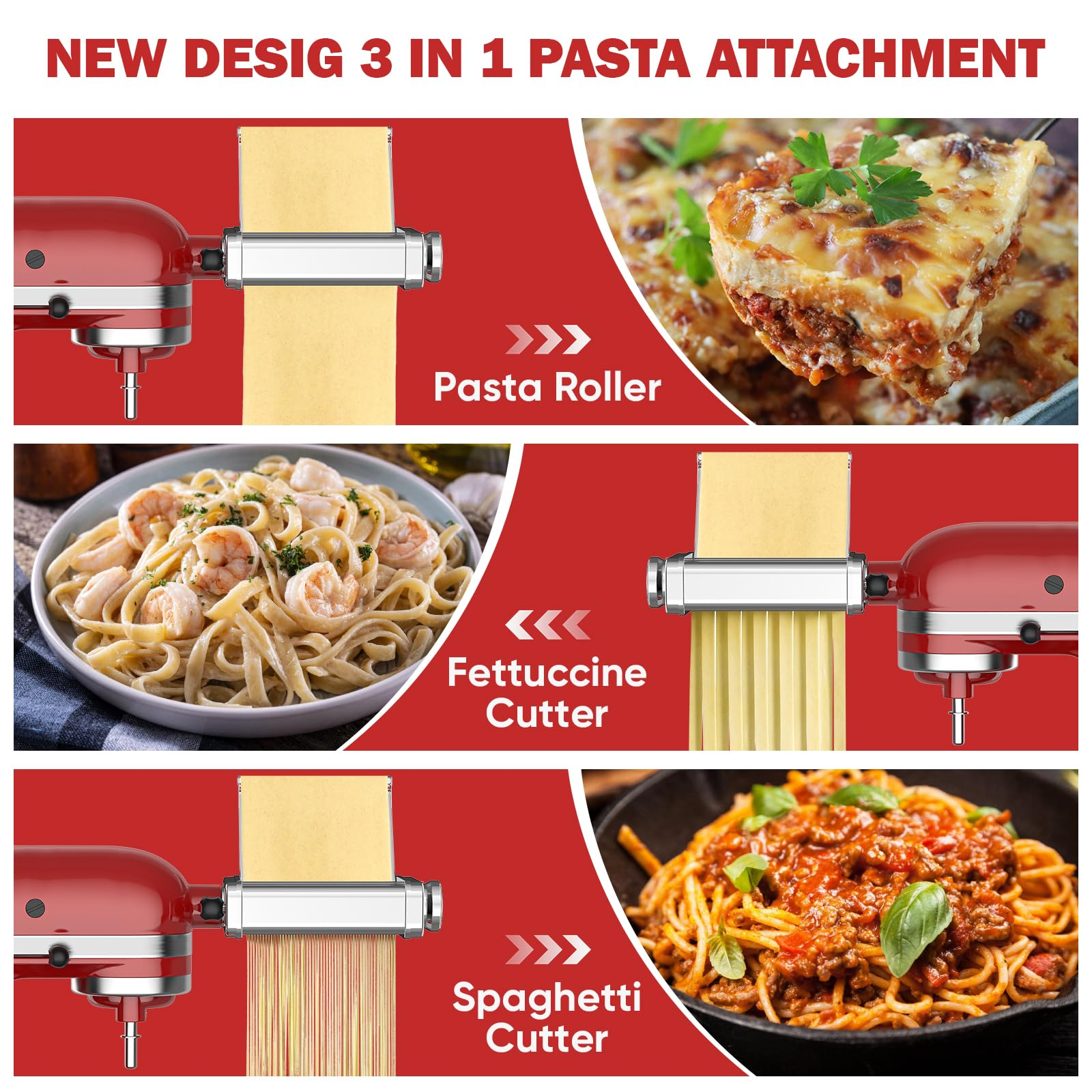 Gvode 3 in 1 Pasta Attachment  - Commercial Kitchen Products incelemesi ve fiyatı