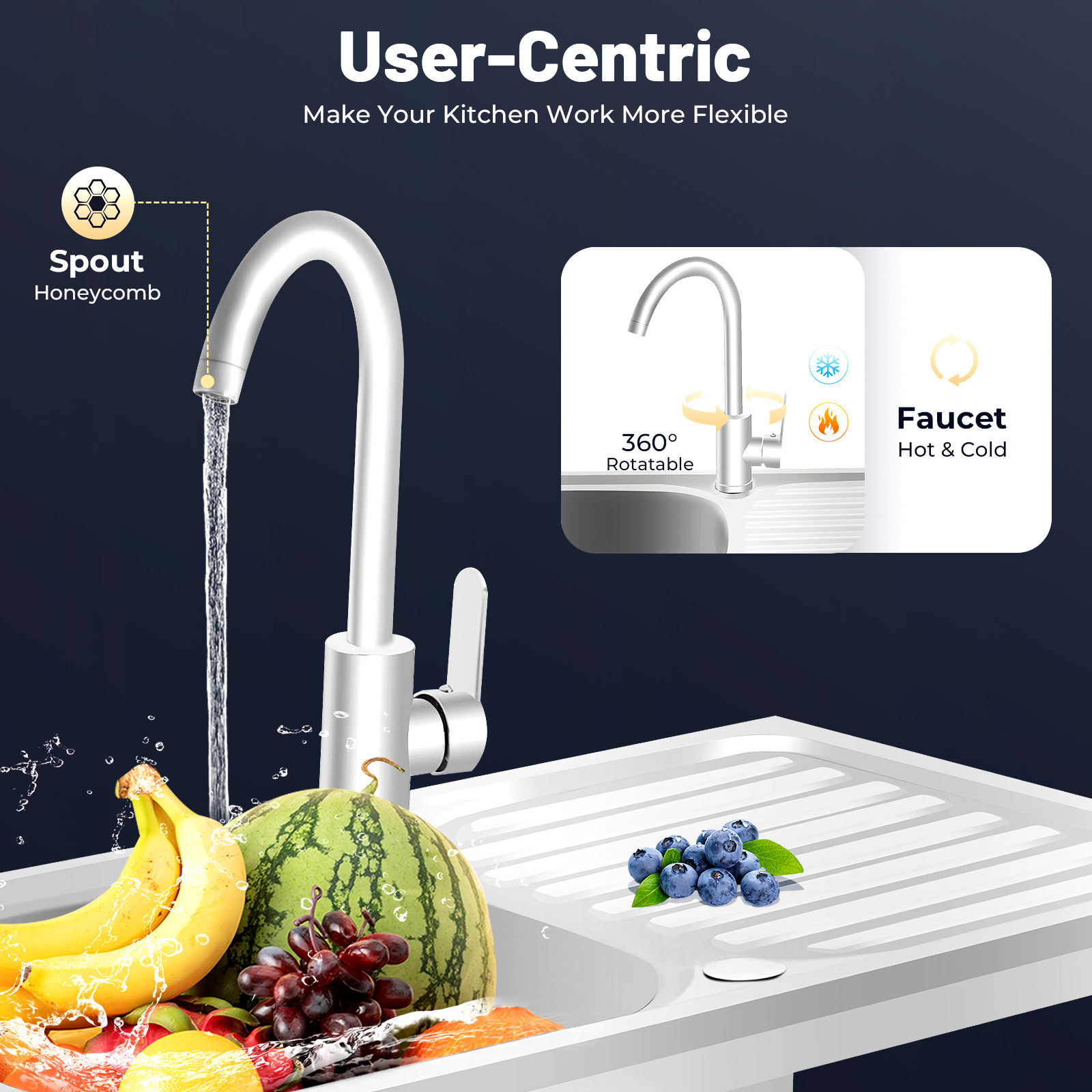 Commercial Sink Stainless Stee - Commercial Kitchen Taps incelemesi ve fiyatı