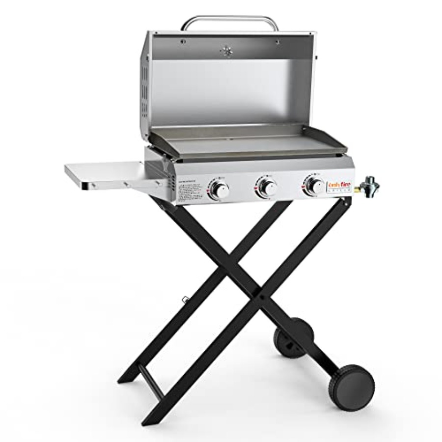 Portable 3-Burner Propane Gas  - Electric Griddle Flat Top incelemesi ve fiyatı