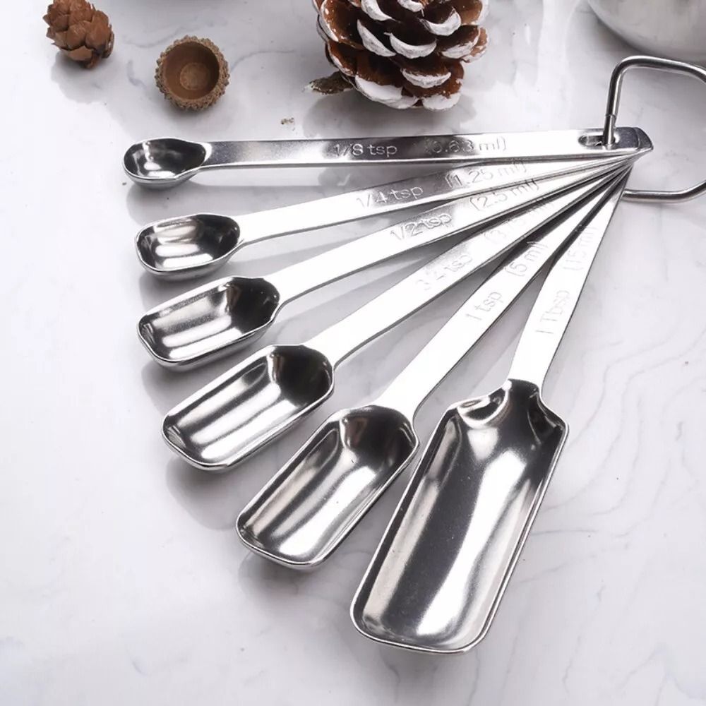 6Pcs Stainless Steel Measuring - Commercial Kitchen Products incelemesi ve fiyatı