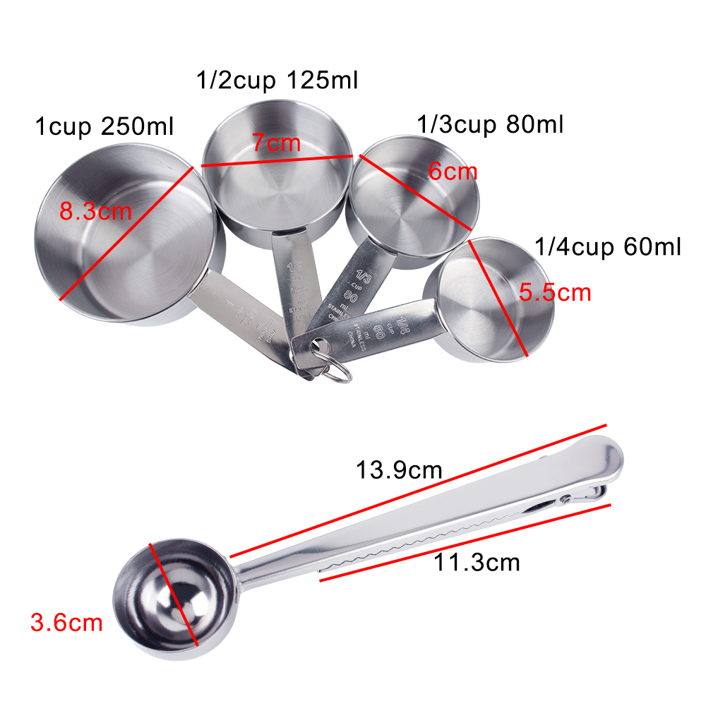 Stackable Measuring Cups and S - Commercial Kitchen Products incelemesi ve fiyatı
