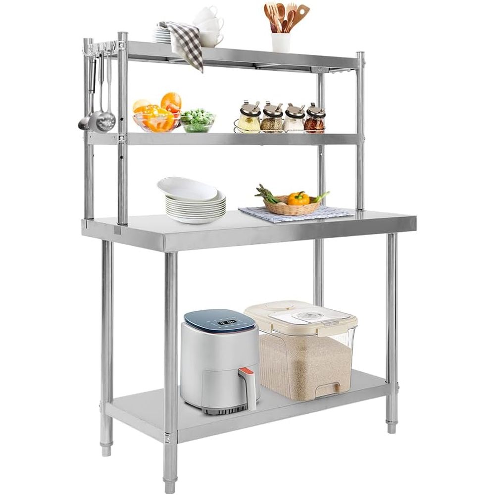 48x24 Stainless Steel Kitchen  - Commercial Kitchen Tables incelemesi ve fiyatı