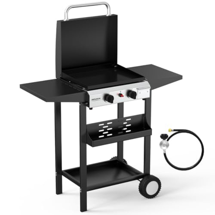 2 Burner Portable Propane Grid - Electric Griddle Flat Top incelemesi ve fiyatı