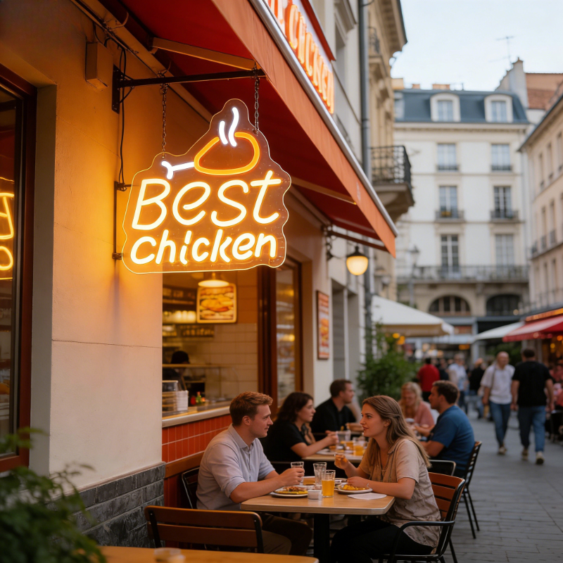 Best Chicken Neon Sign Cute Gr - Commercial Kitchen Lighting Design incelemesi ve fiyatı